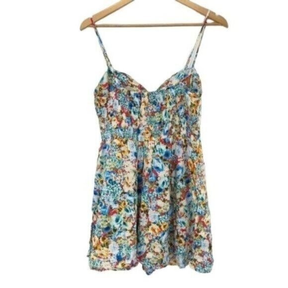 Oboe Women's Floral Mini Dress Size Large - Picture 5 of 14